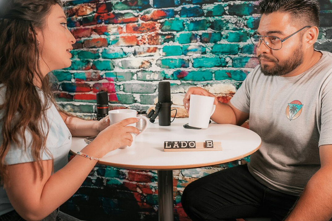 two people having honest conversation