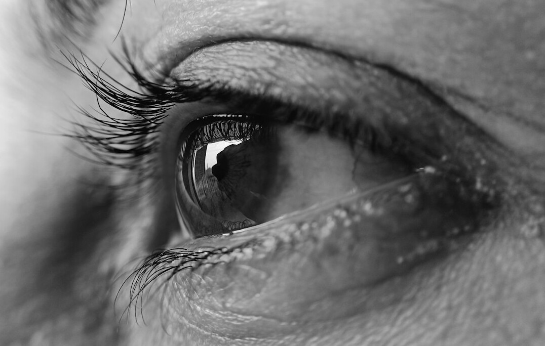 person reflecting before speaking